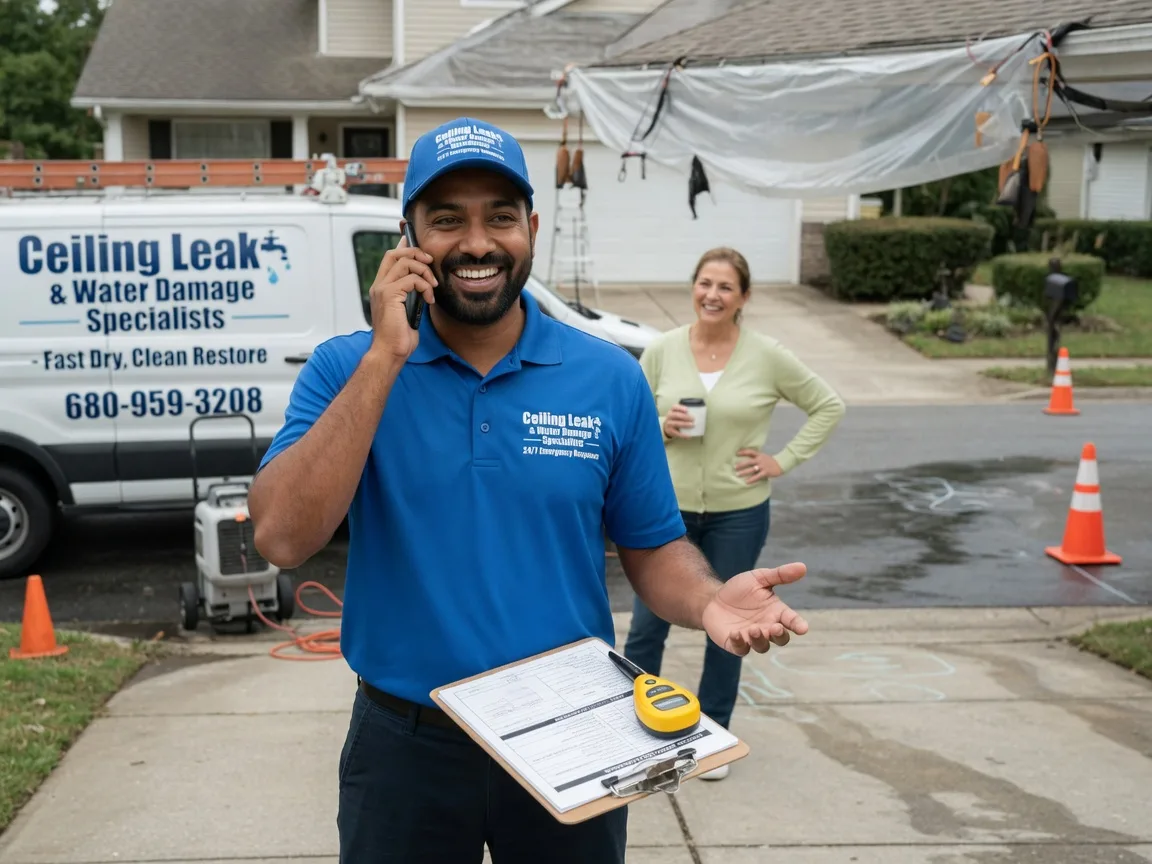 Ceiling Leak Cleanup Mount Gilead, NC FAQs